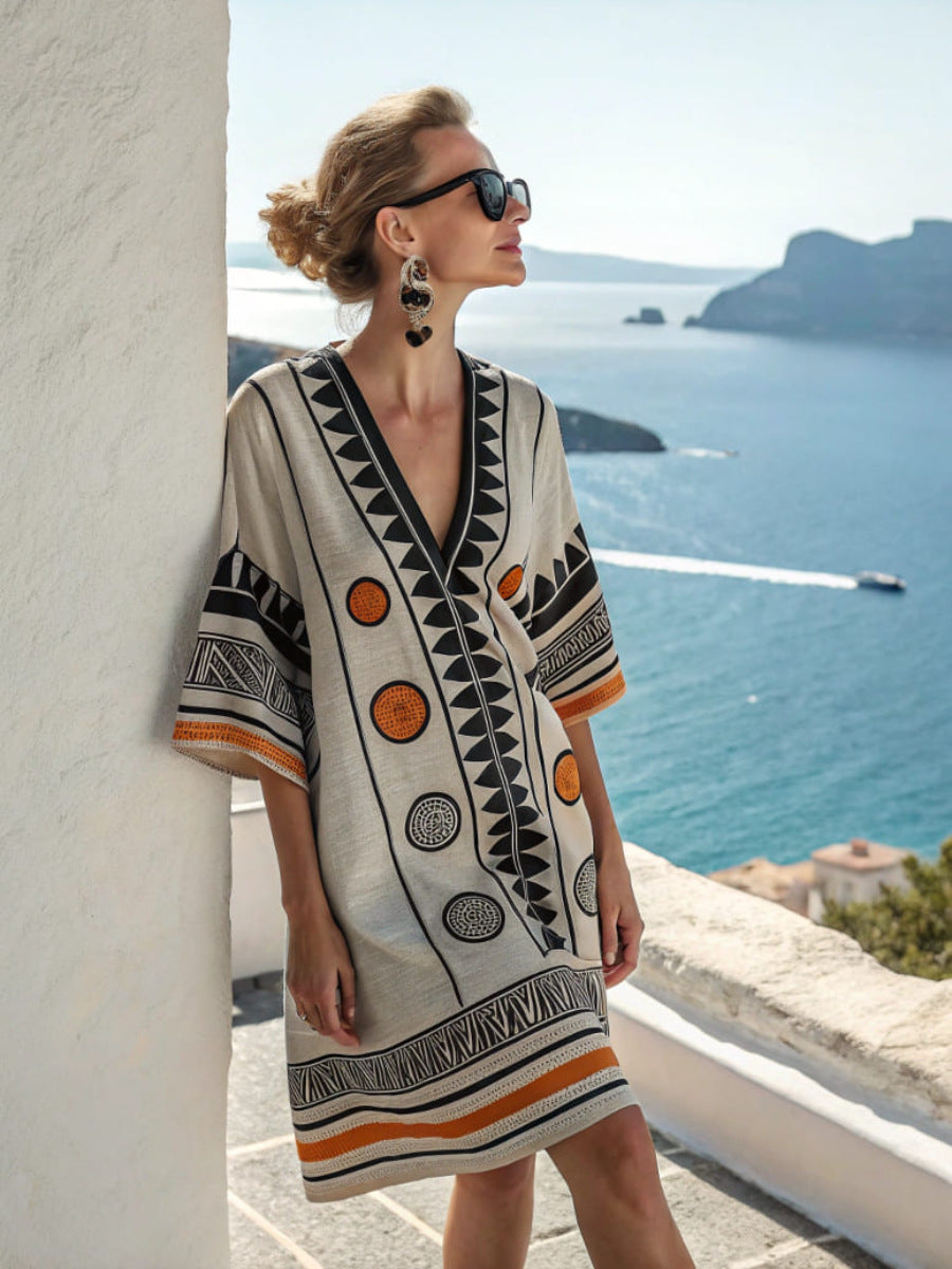 Loose Fitted Artesian Boho Dress