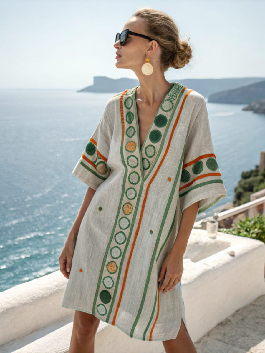 Loose Fitted Artesian Boho Dress