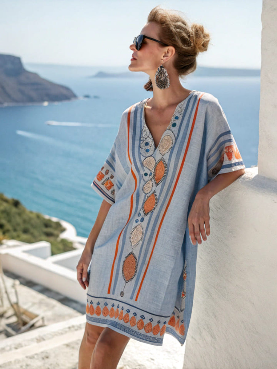 Loose Fitted Artesian Boho Dress