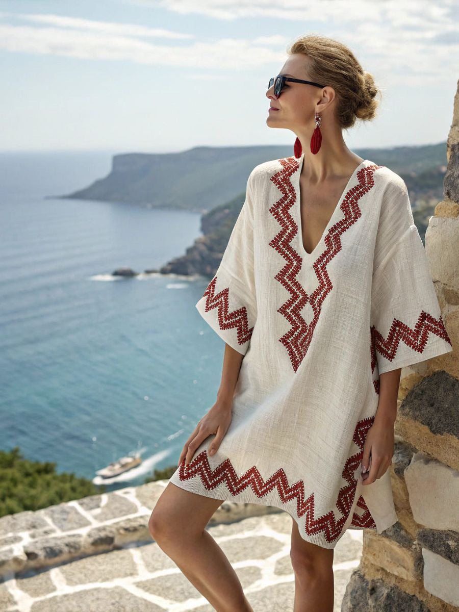 Loose Fitted Artesian Boho Dress