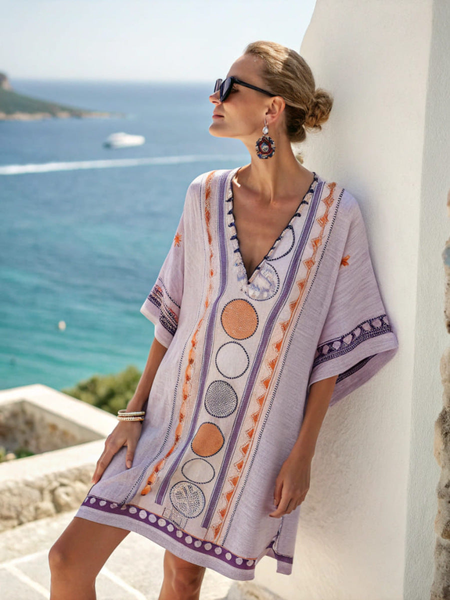 Loose Fitted Artesian Boho Dress
