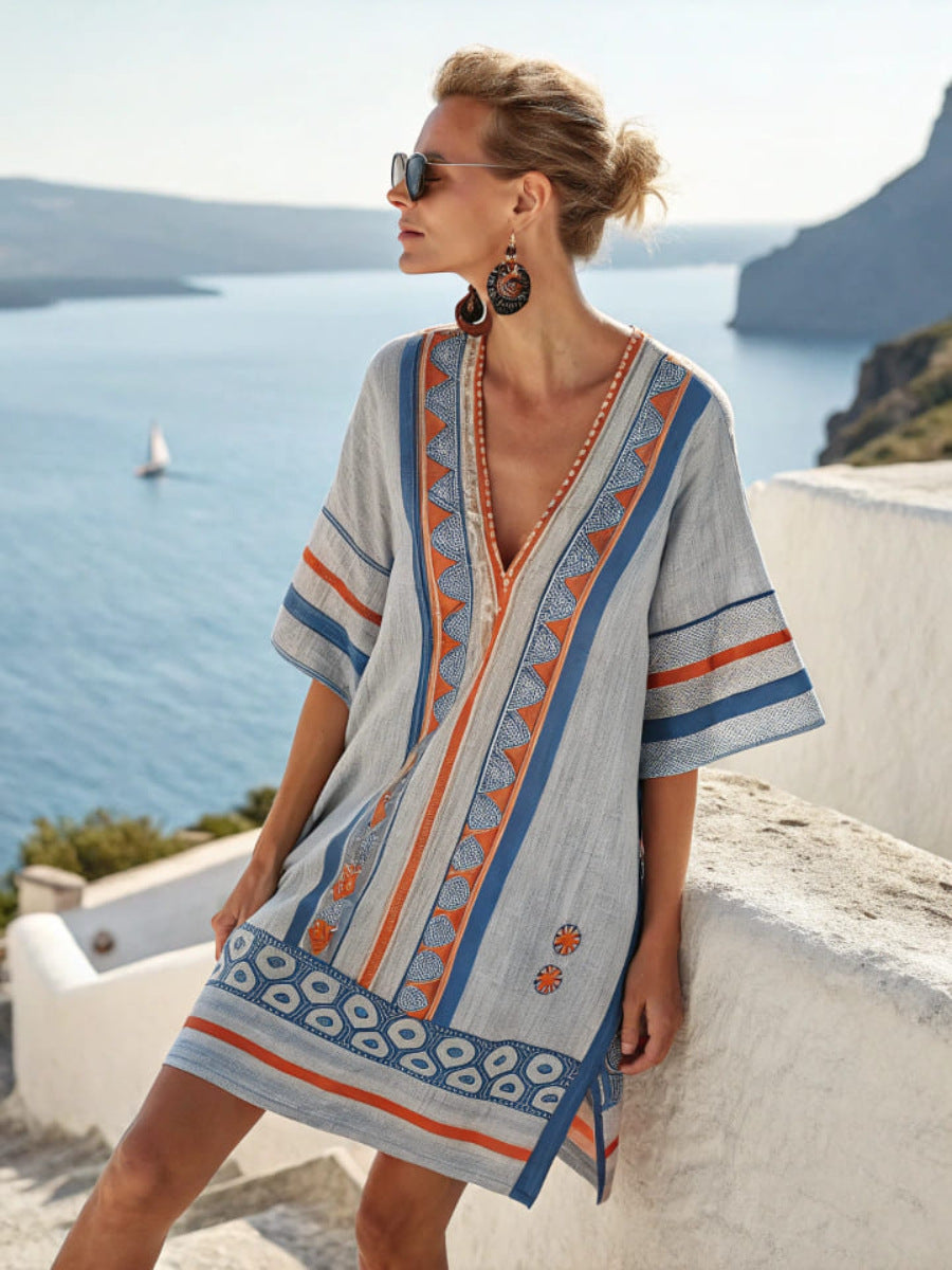 Loose Fitted Artesian Boho Dress
