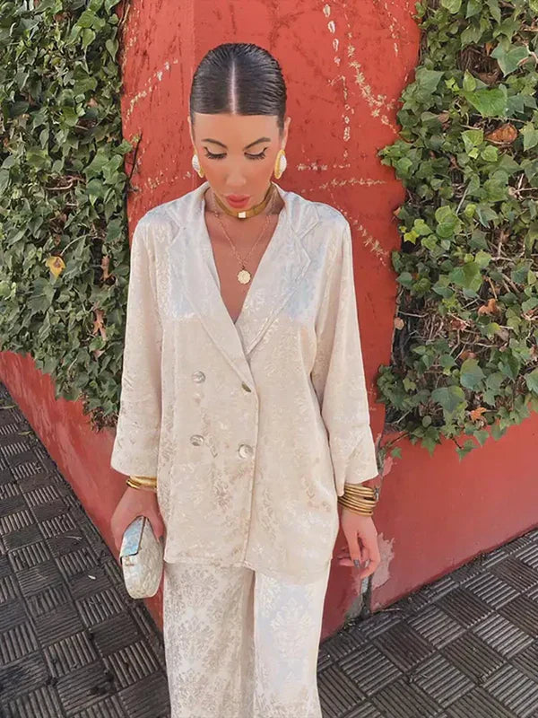 Eloise | Chic Jacquard Blazer