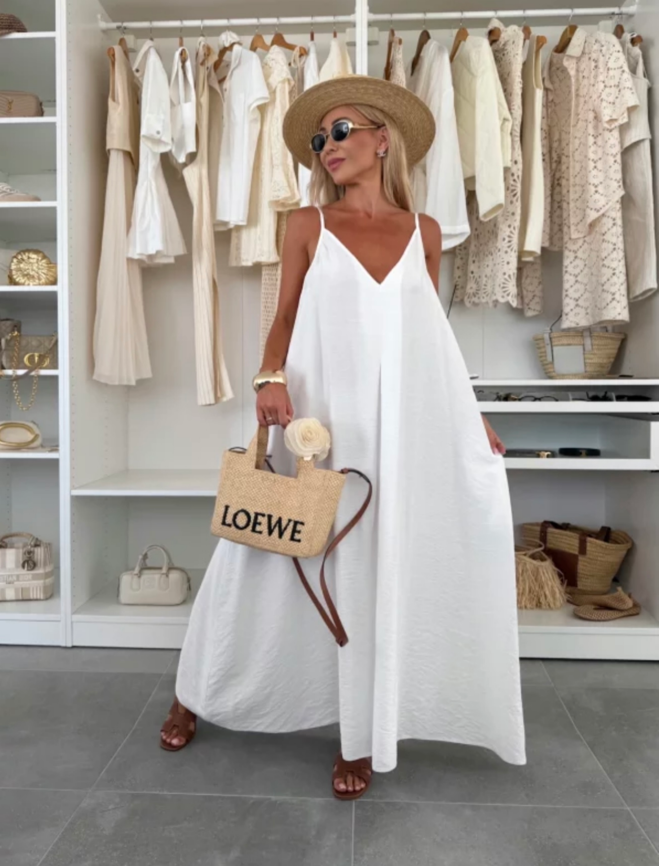 Celeste | White Maxi Dress