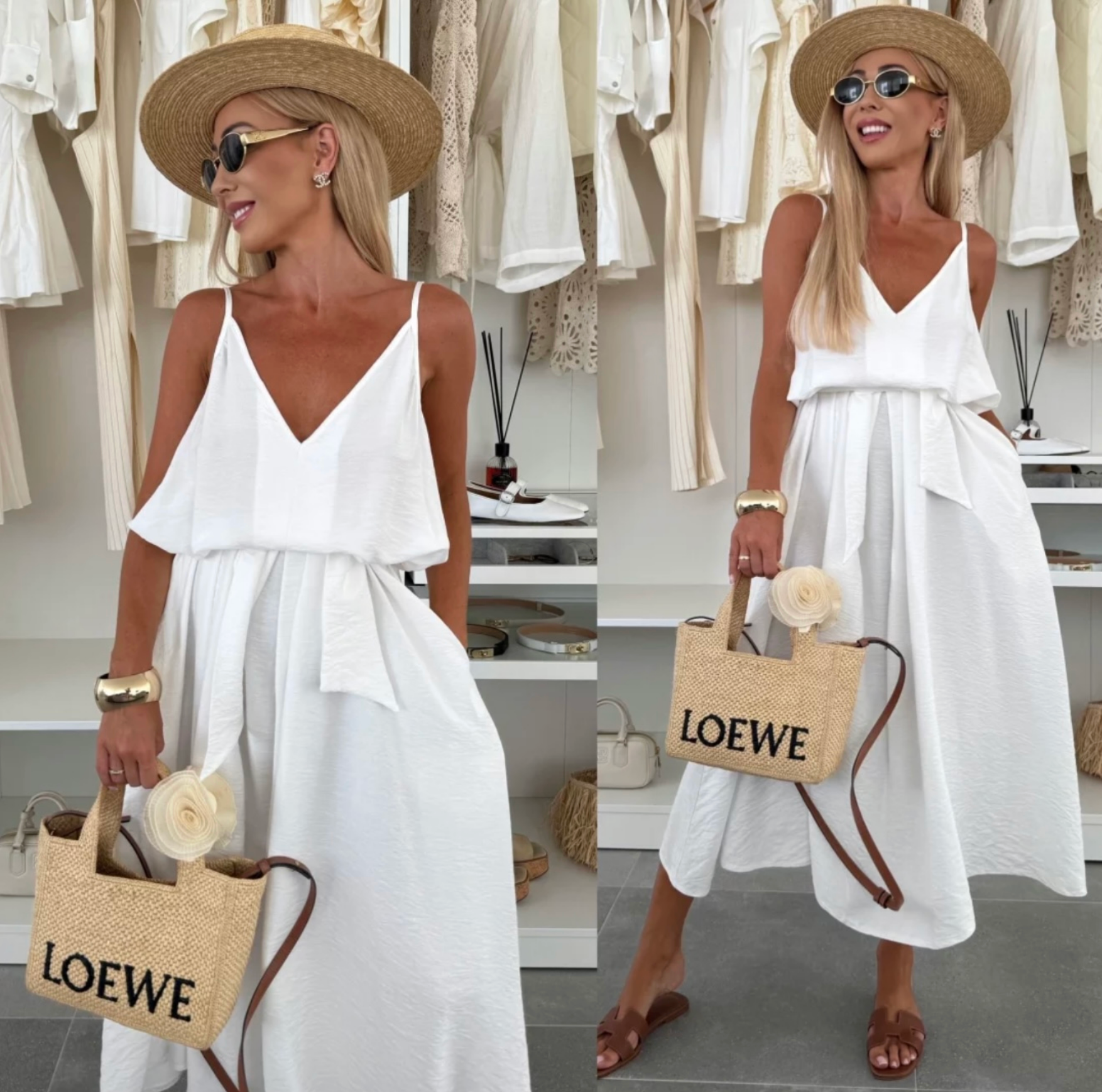 Celeste | White Maxi Dress