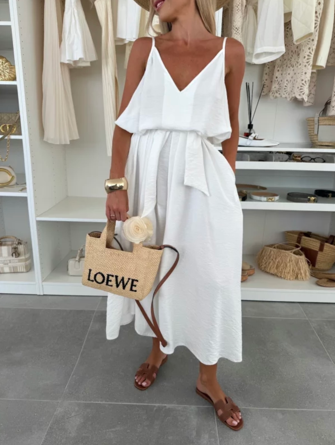 Celeste | White Maxi Dress