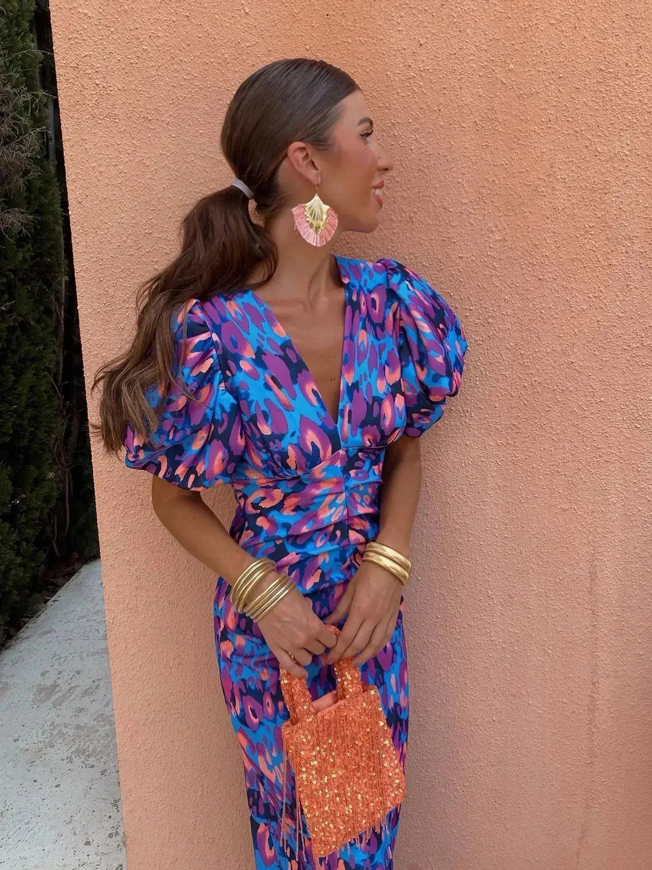 Loren | Bold Puff Sleeve Dress