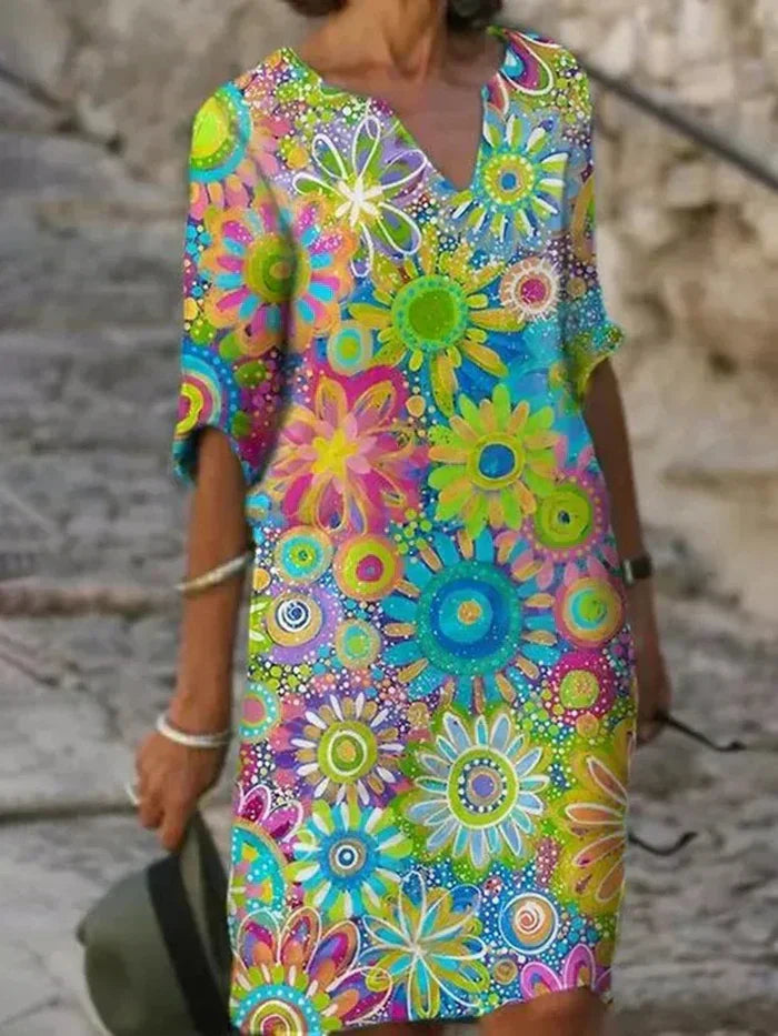 Billie | Colourful Floral Dress