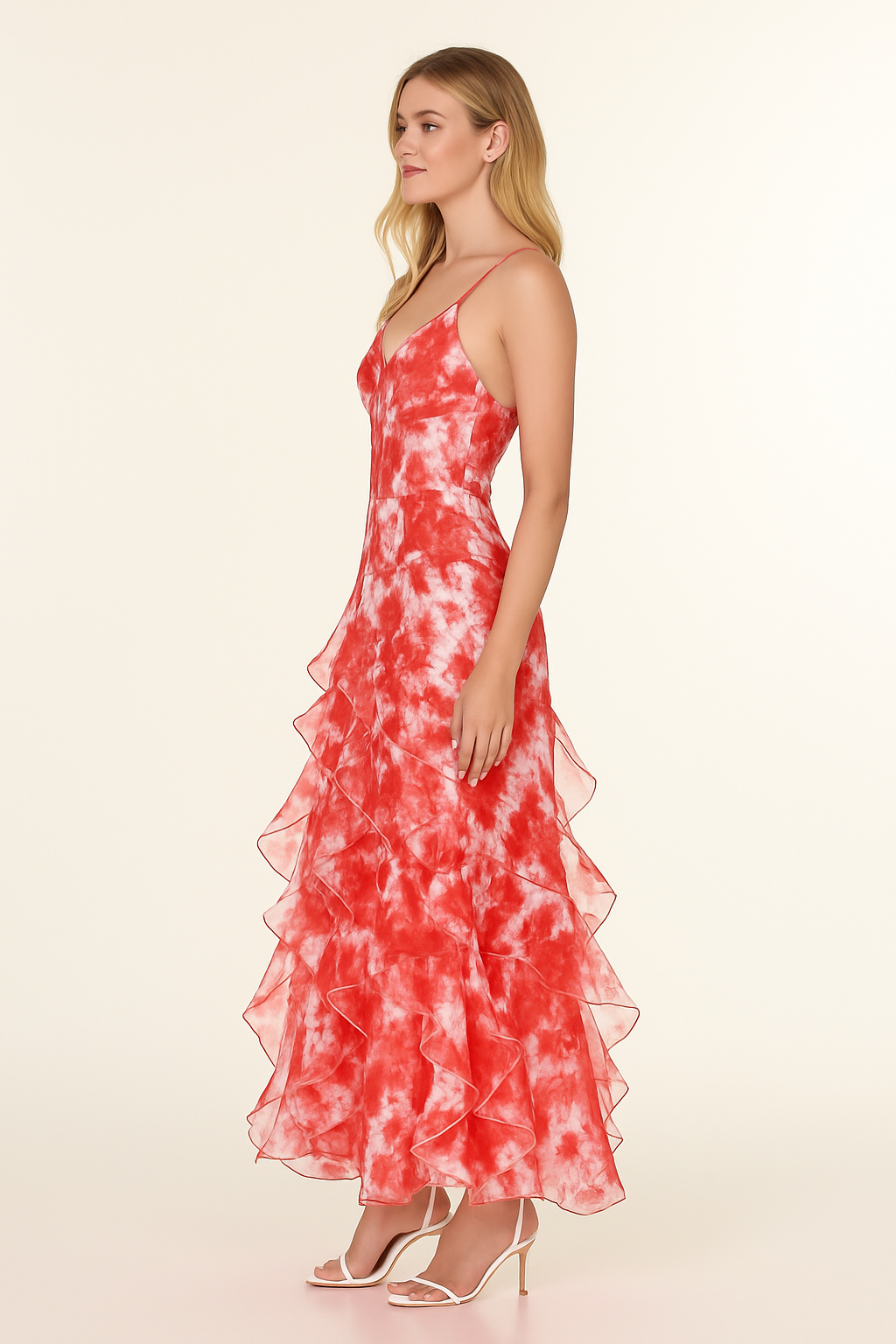 Fiona | Ruffled Floral Dress