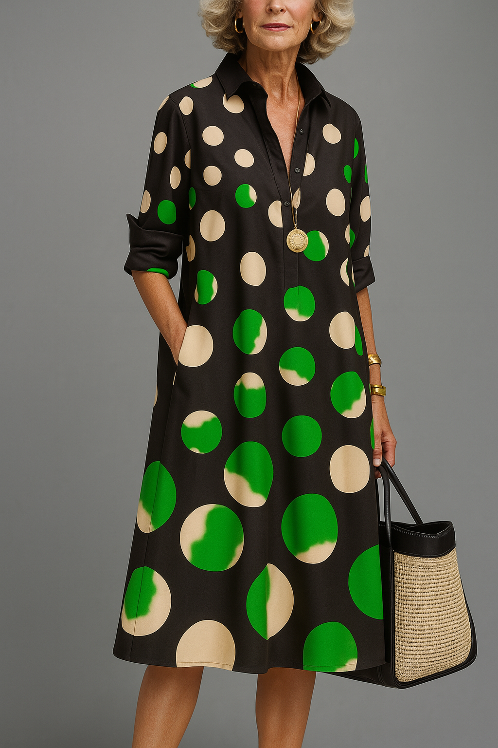 Daniela - Printed Midi Dress