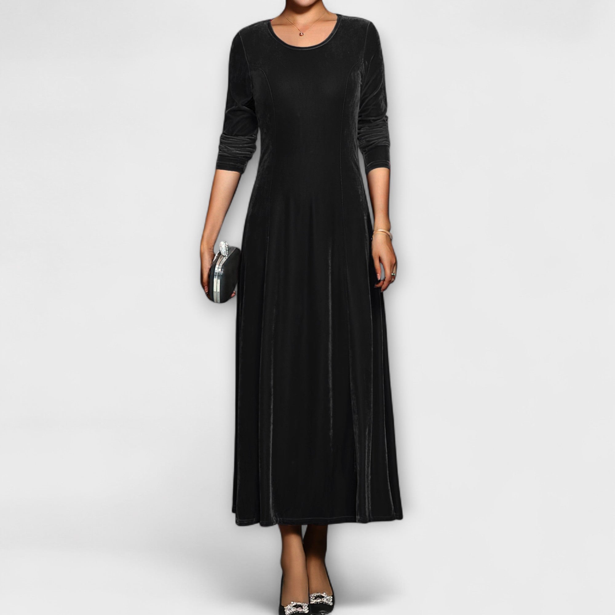 April | Soft Velvet Dress