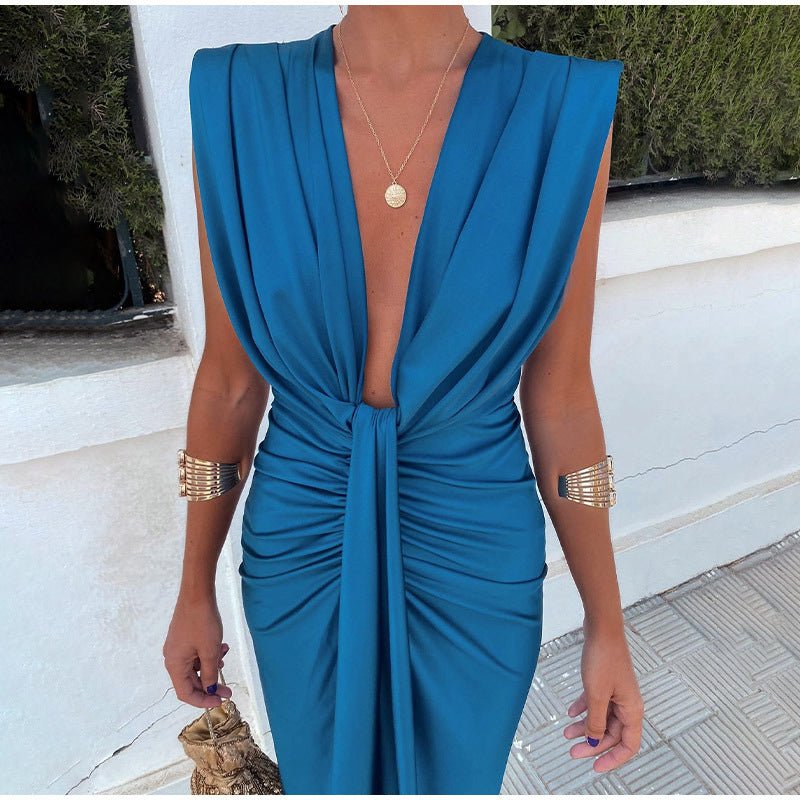 Isabelle | Party Dress with Deep V-Neck