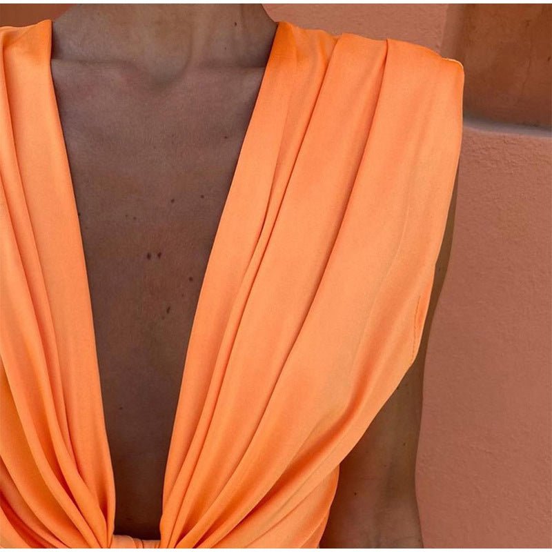 Isabelle | Party Dress with Deep V-Neck