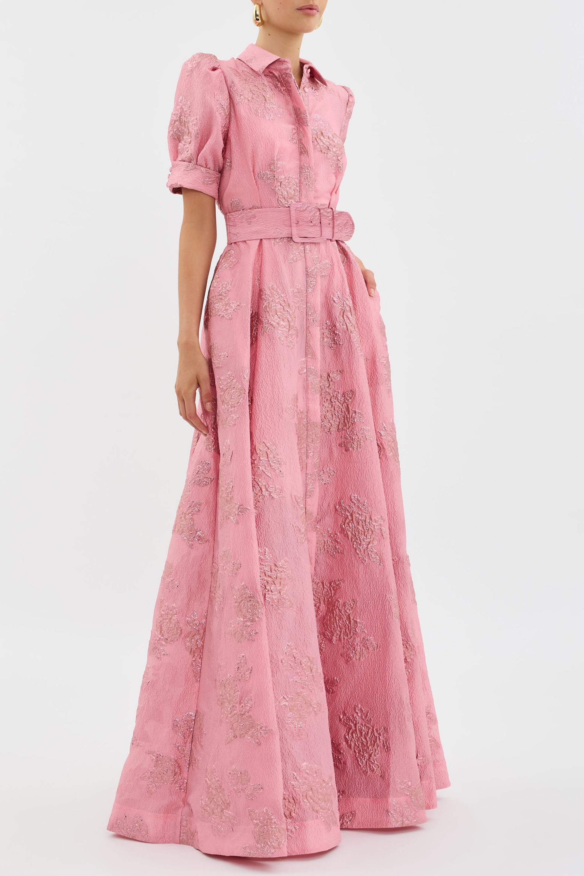 Aurelie - Floral Puff Sleeves Dress