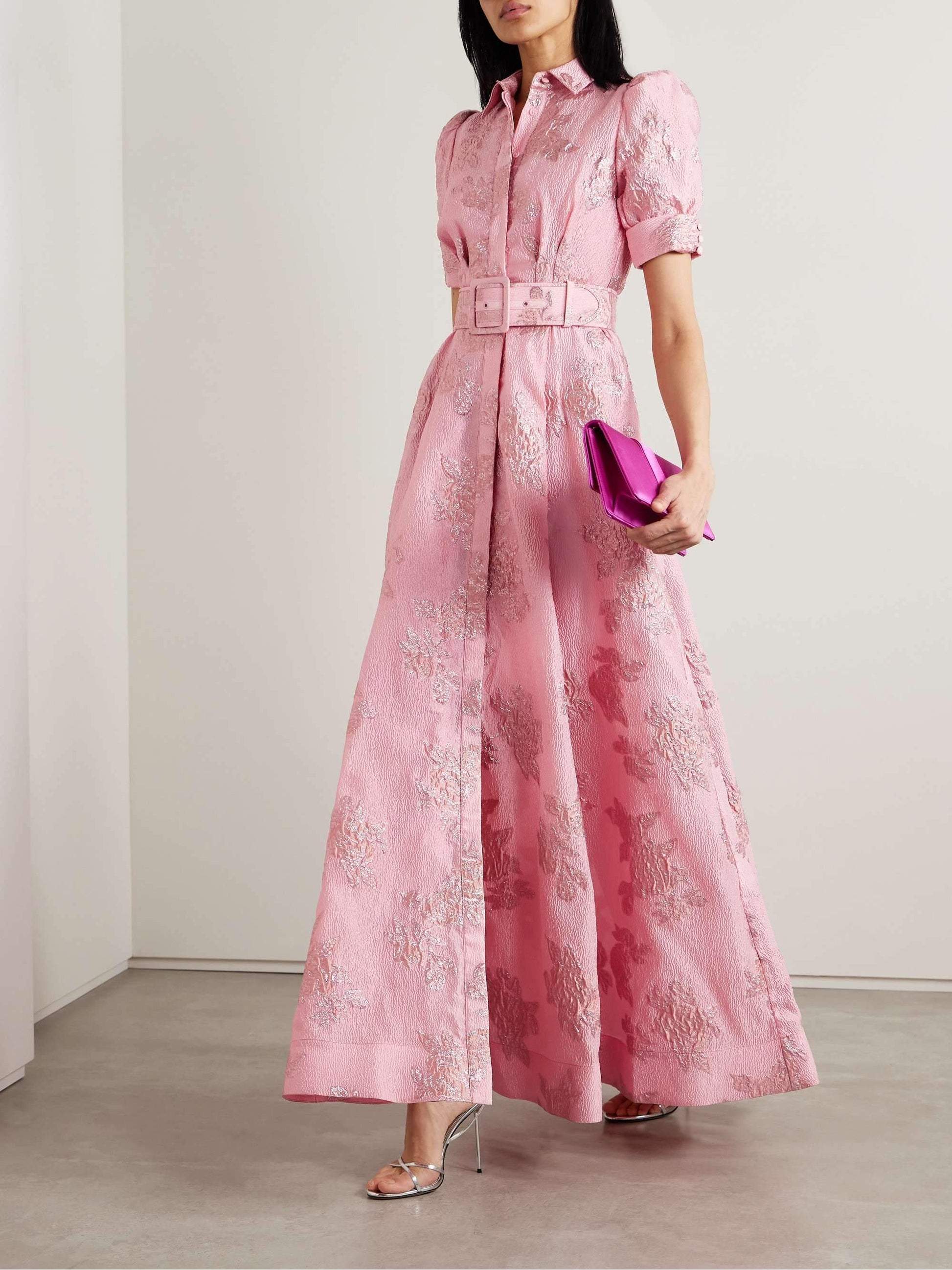 Aurelie - Floral Puff Sleeves Dress