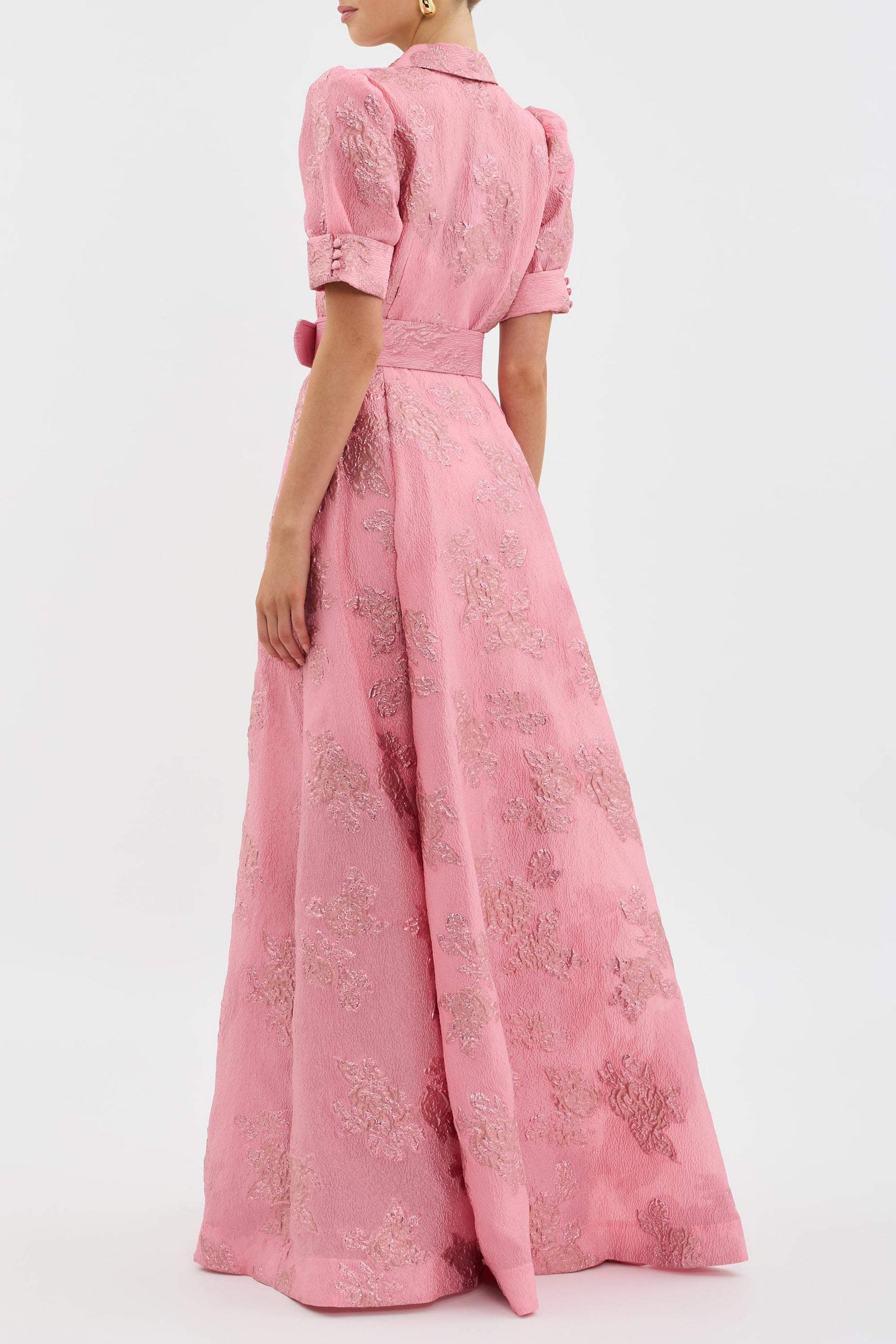 Aurelie - Floral Puff Sleeves Dress