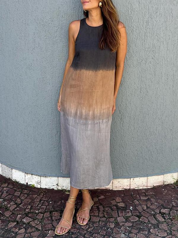 Lucy | Elegant Dress With Natural Print