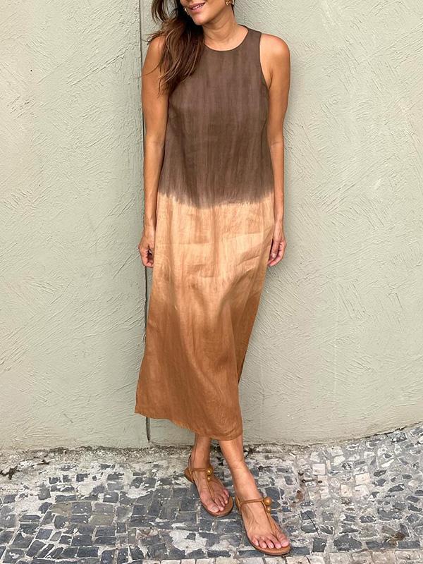 Lucy | Elegant Dress With Natural Print