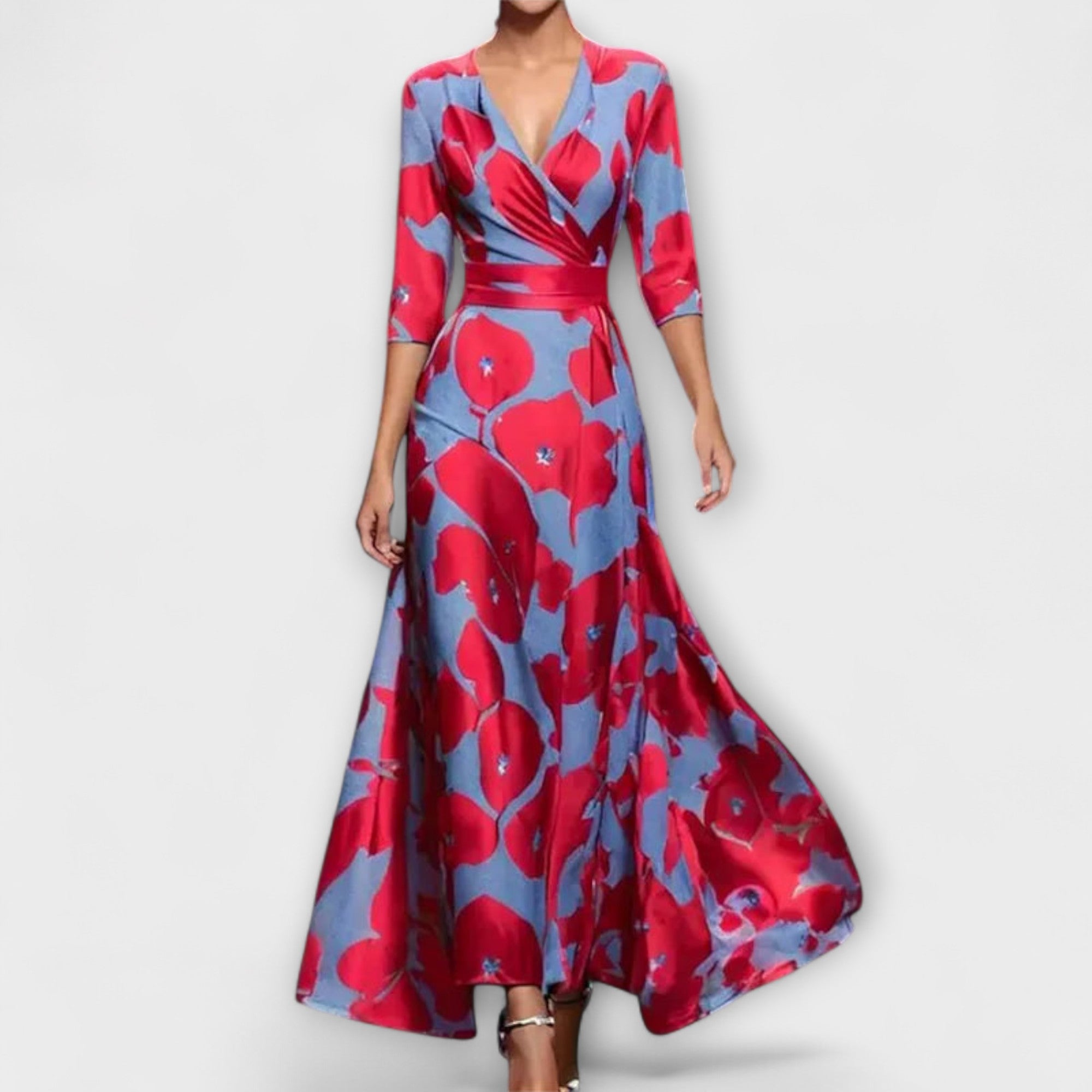 Alma | Elegant Sleeve Design Women's Dress