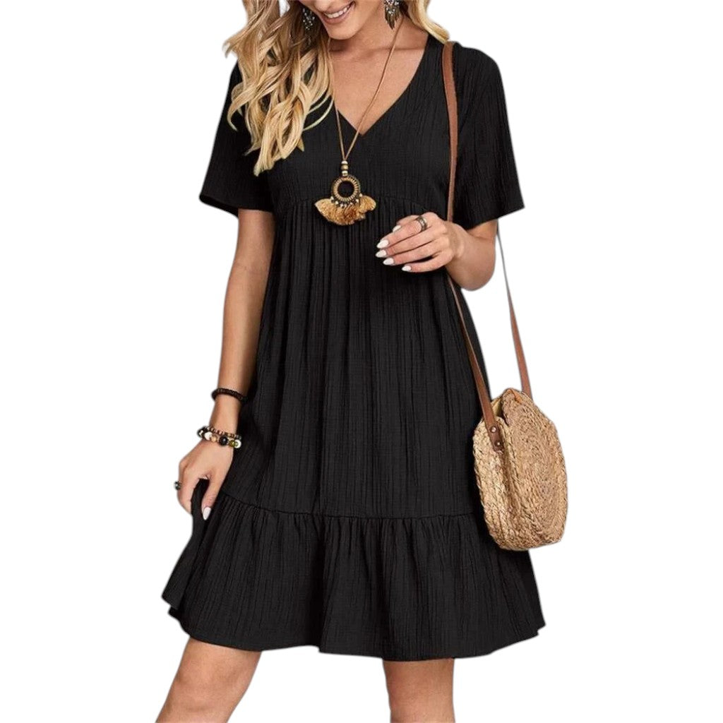 Alani | Tummy-Control Retro V-Neck Dress
