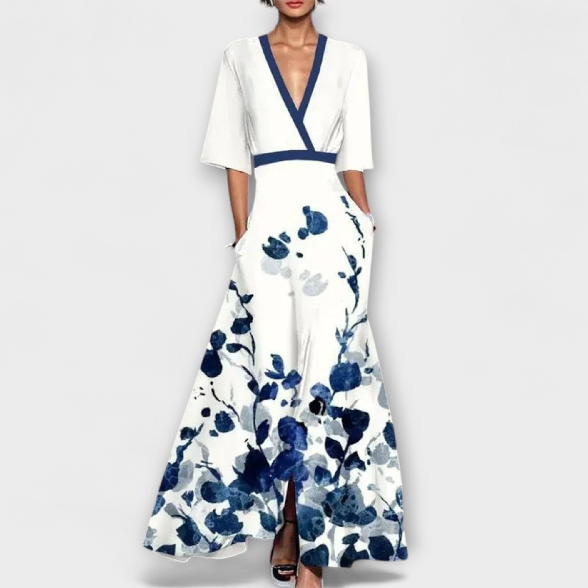 Alma | Elegant Sleeve Design Women's Dress